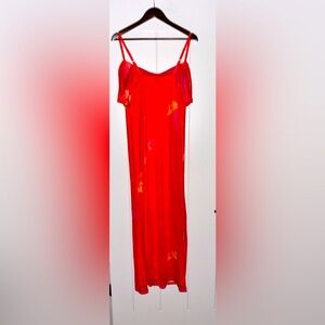 Fashion Strappy Off Shoulder Women Maxi Dress Size L NEW Summer Resortwear Vacay